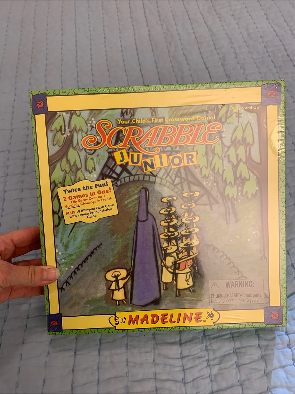 NWT Junior Madeline Edition Kids Board Game - Green/Yellow